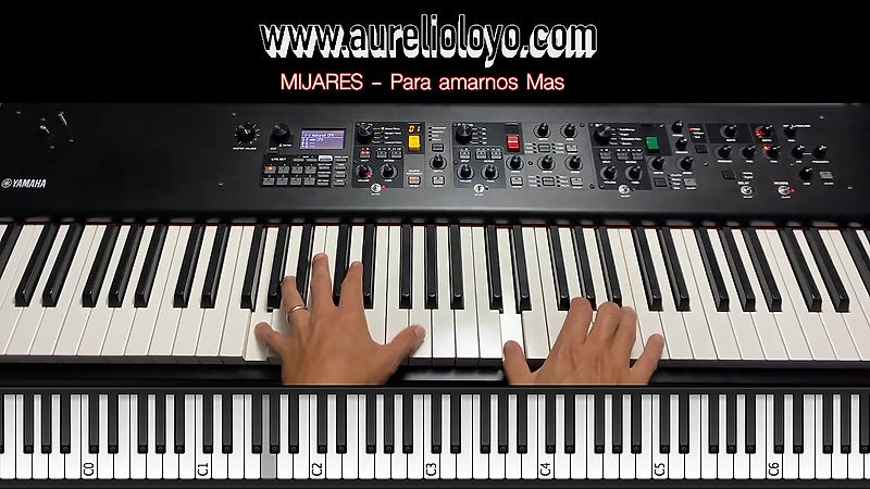 Mijares - Para Amarnos Mas - Aurelio Loyo - PIANO